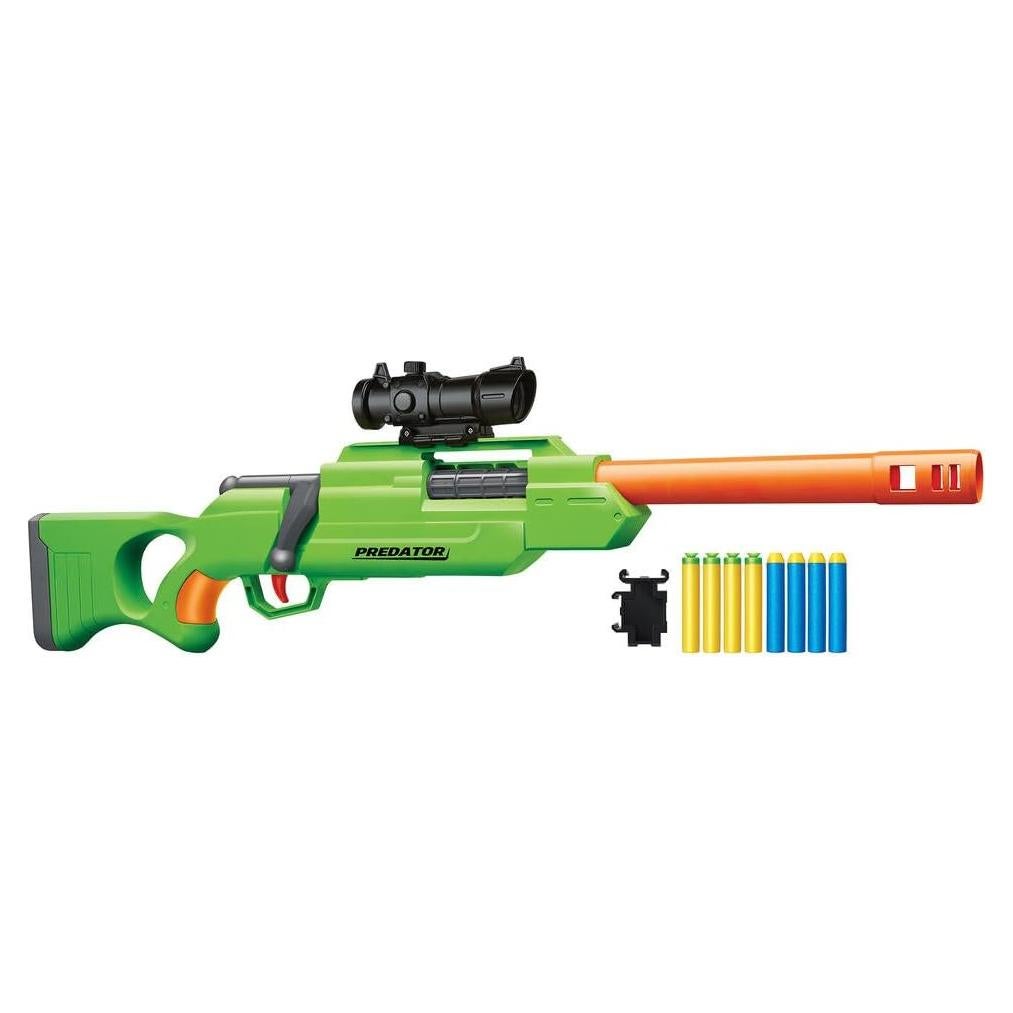Blaster de Dardos Buzz Bee Toys Predator 30.48m 4 Dardos