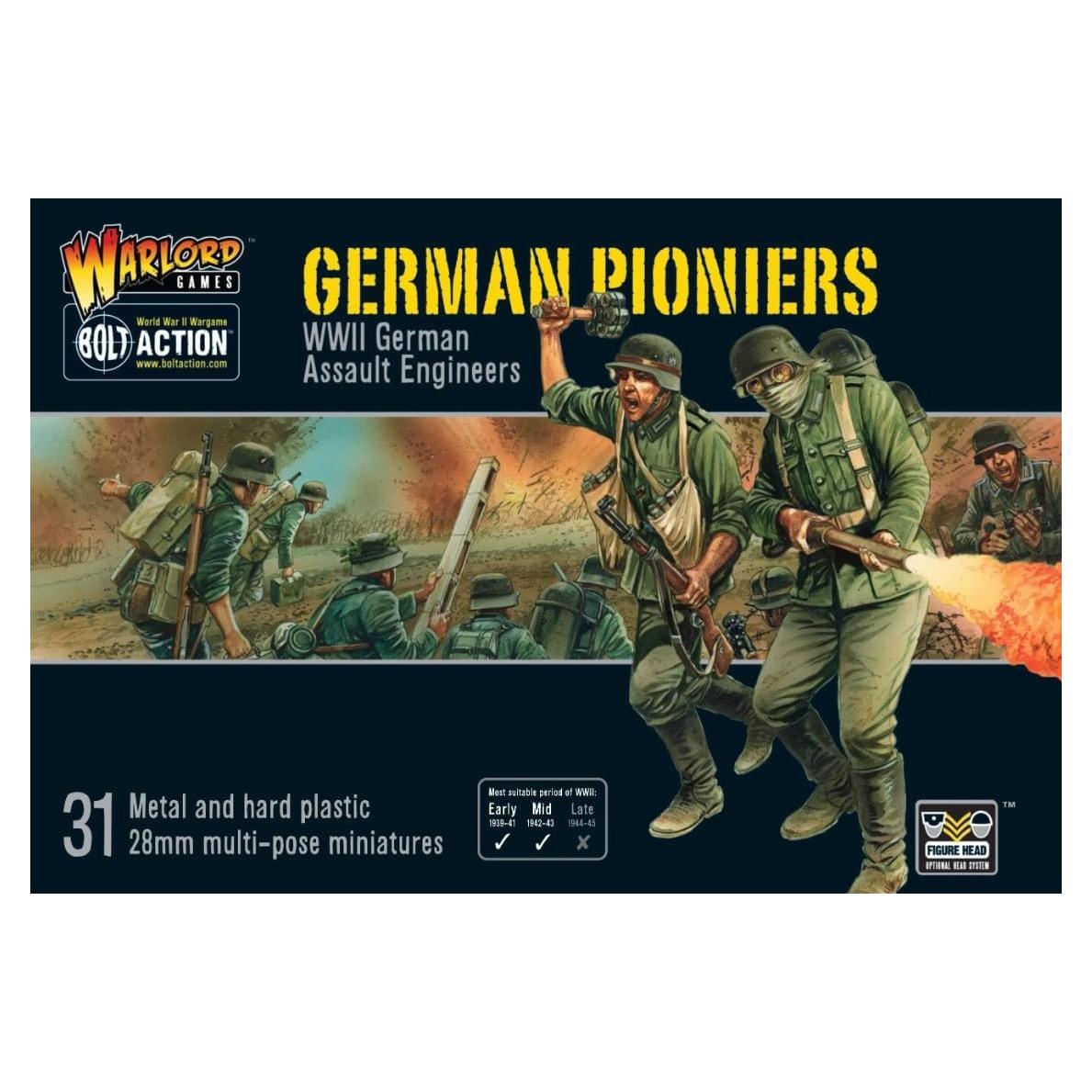 Miniaturas Pioneros Alemanes Warlord Games - 31 Modelos