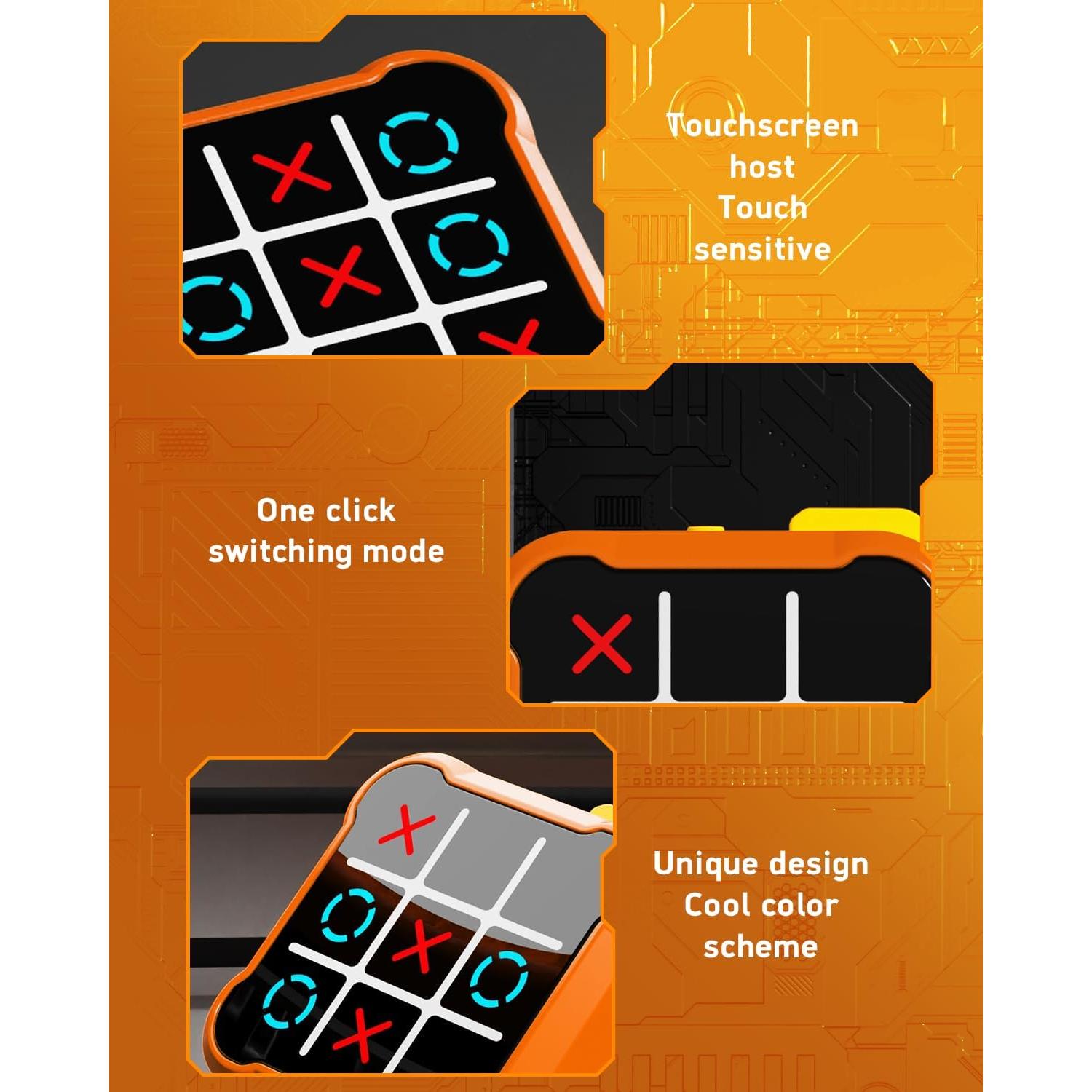 Juego Electrónico de Tic Tac Toe 5 en 1 Bolt - Portátil