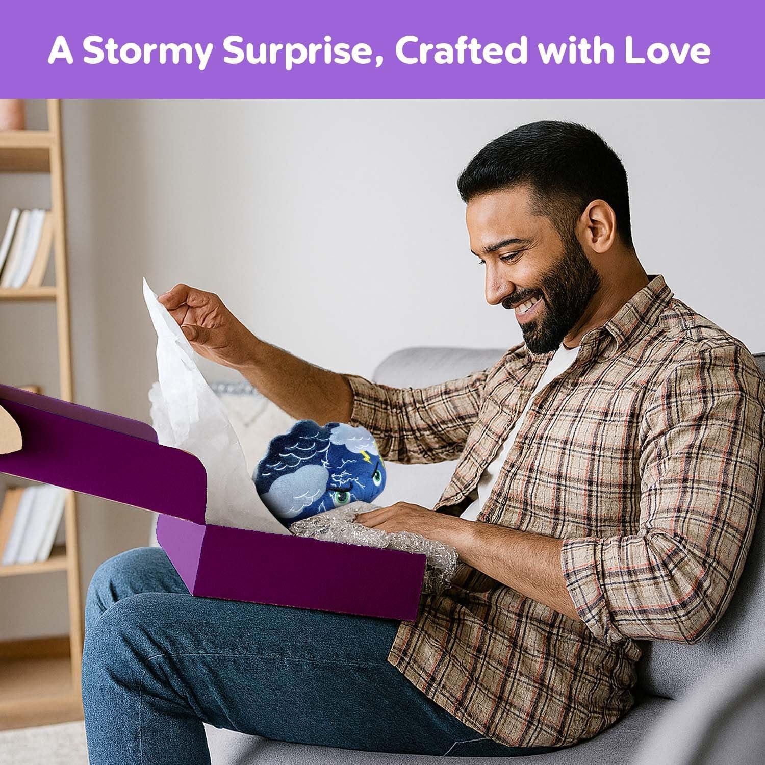 Peluche Tormenta Thunderheads 17.8 cm Educativo Sostenible