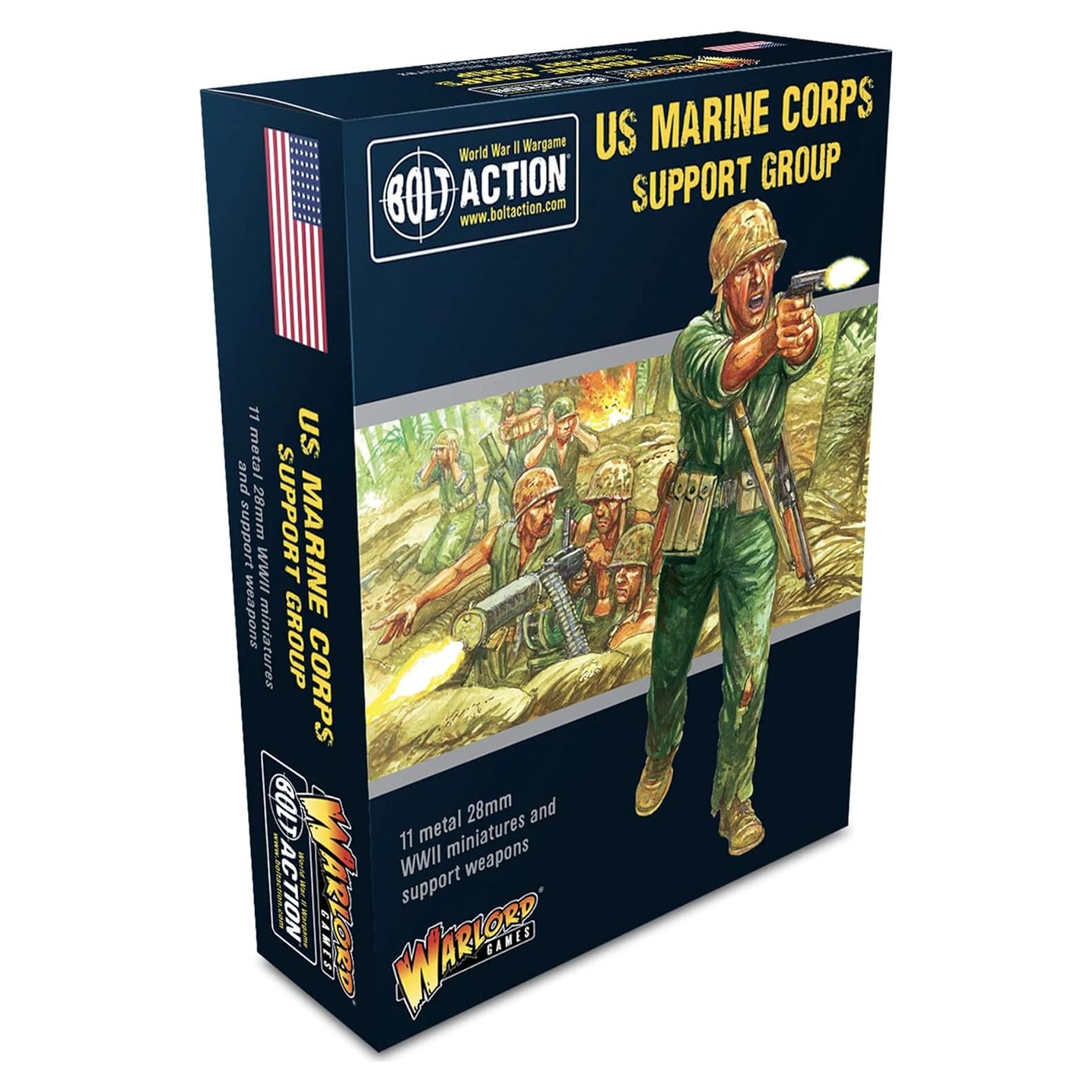Grupo de Apoyo USMC Warlord Games Bolt Action 1/56