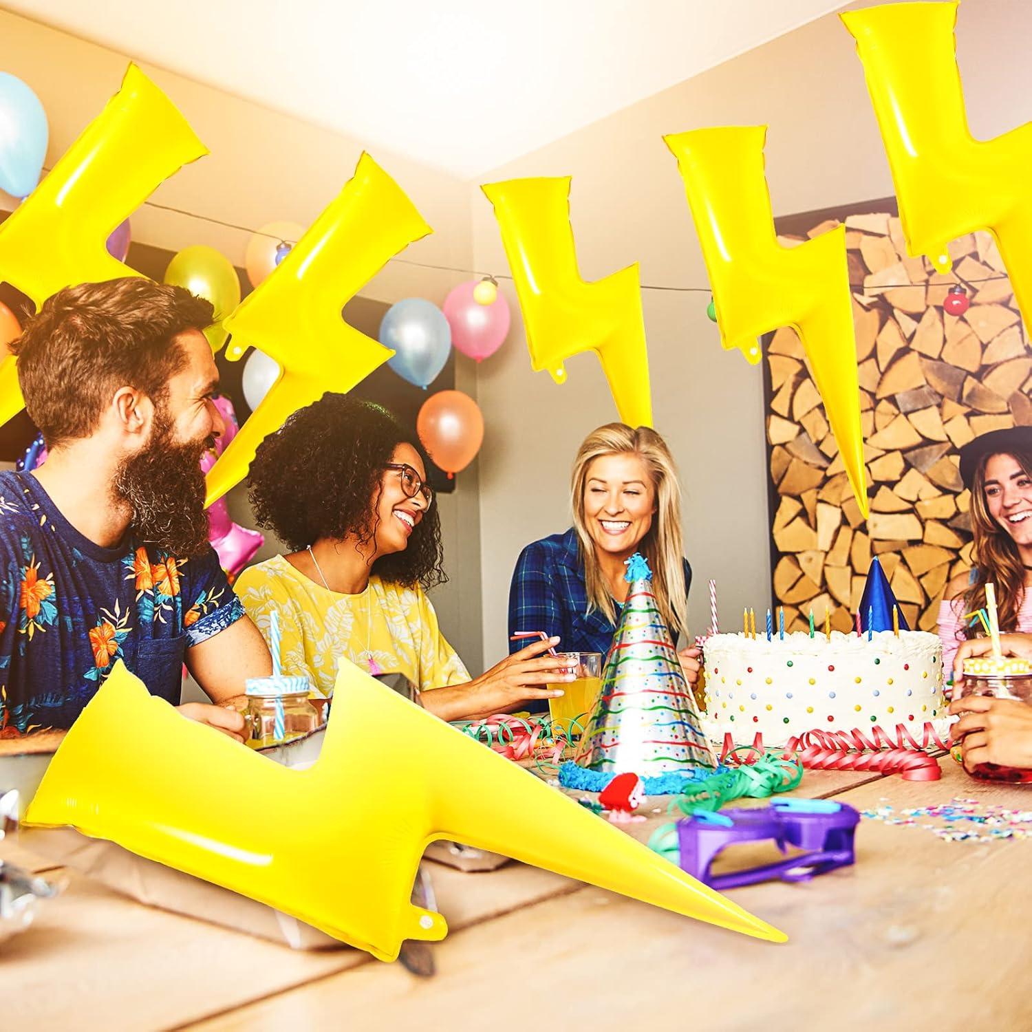 12 Globos de Rayo Amarillo Civaner 91.44 cm Decoración Fiesta