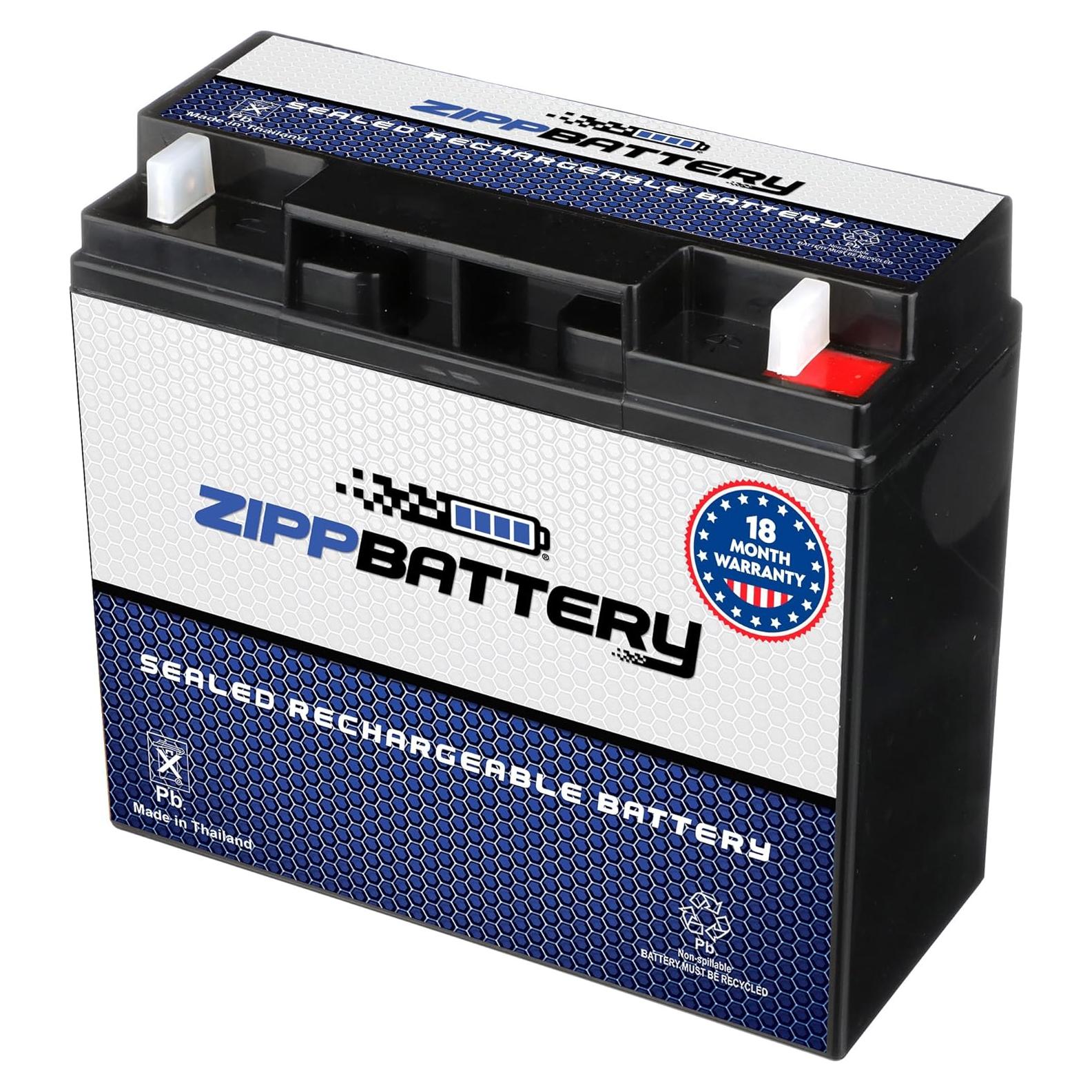 Batería Zipp 12V 20Ah SLA Recargable para Alarmas y Scooters