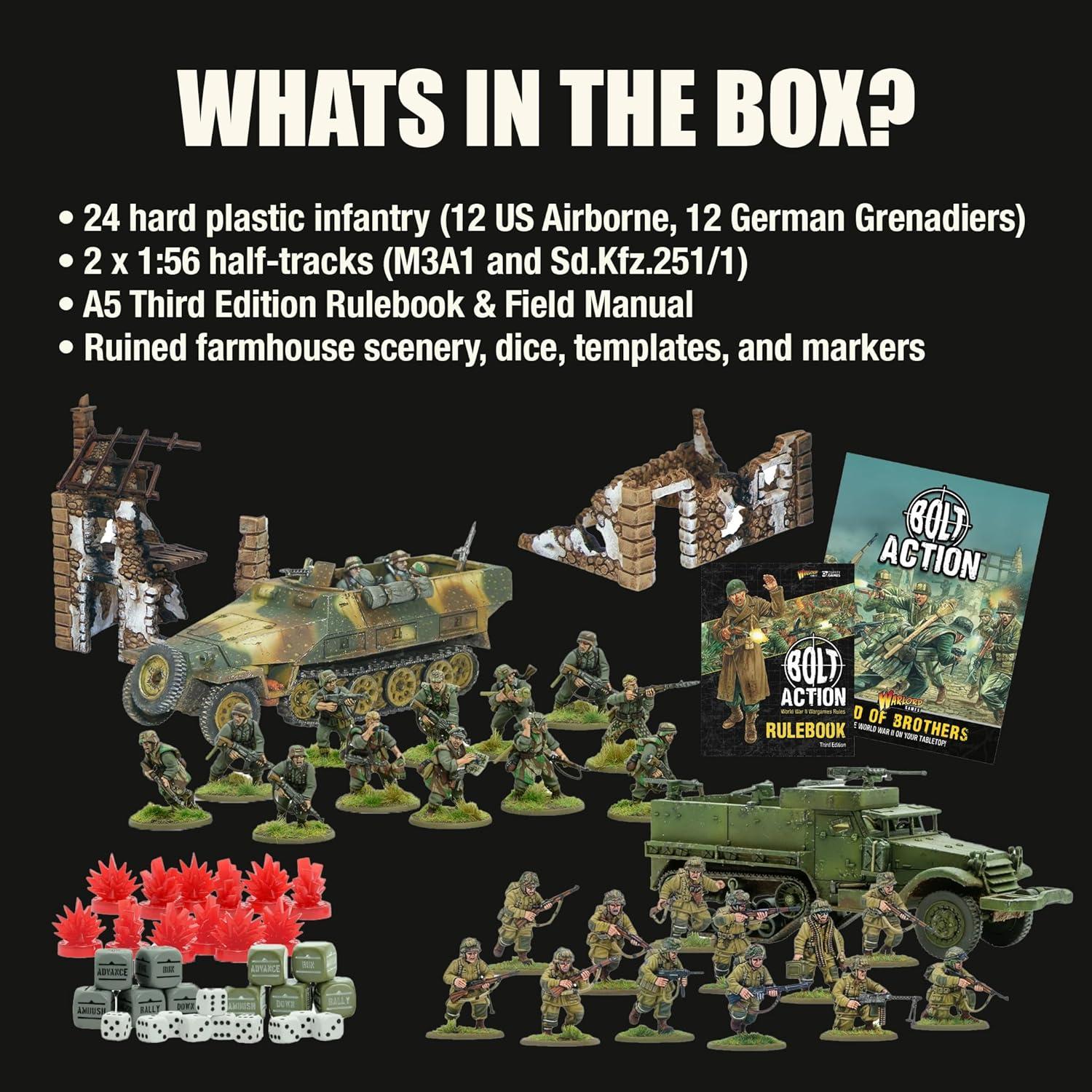Conjunto de Inicio Warlord Games Bolt Action 28mm - Band of Brothers