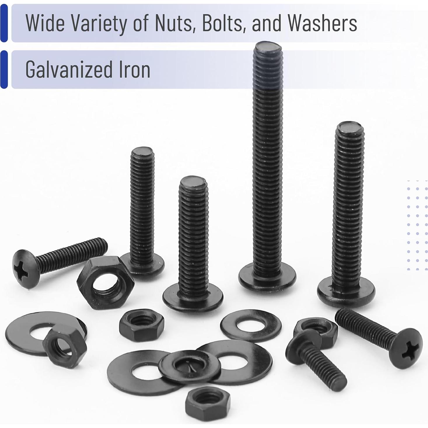 Kit de Tornillos, Tuercas y Arandelas Mr. Pen 113 Pcs