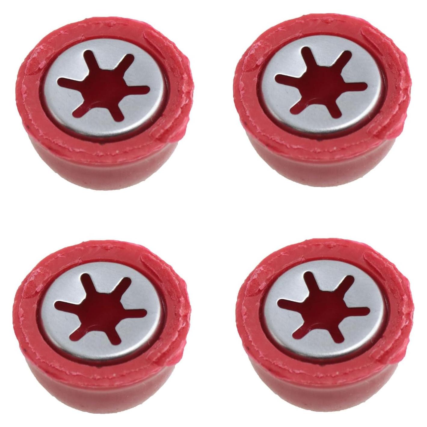 Tapas de Rueda Yukata 4PCS Rojo para Carro Classic Walker