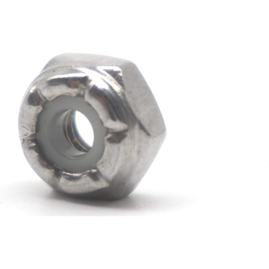 Tuercas de Bloqueo de Nylon 6-32 binifiMux 100 Piezas Acero Inoxidable