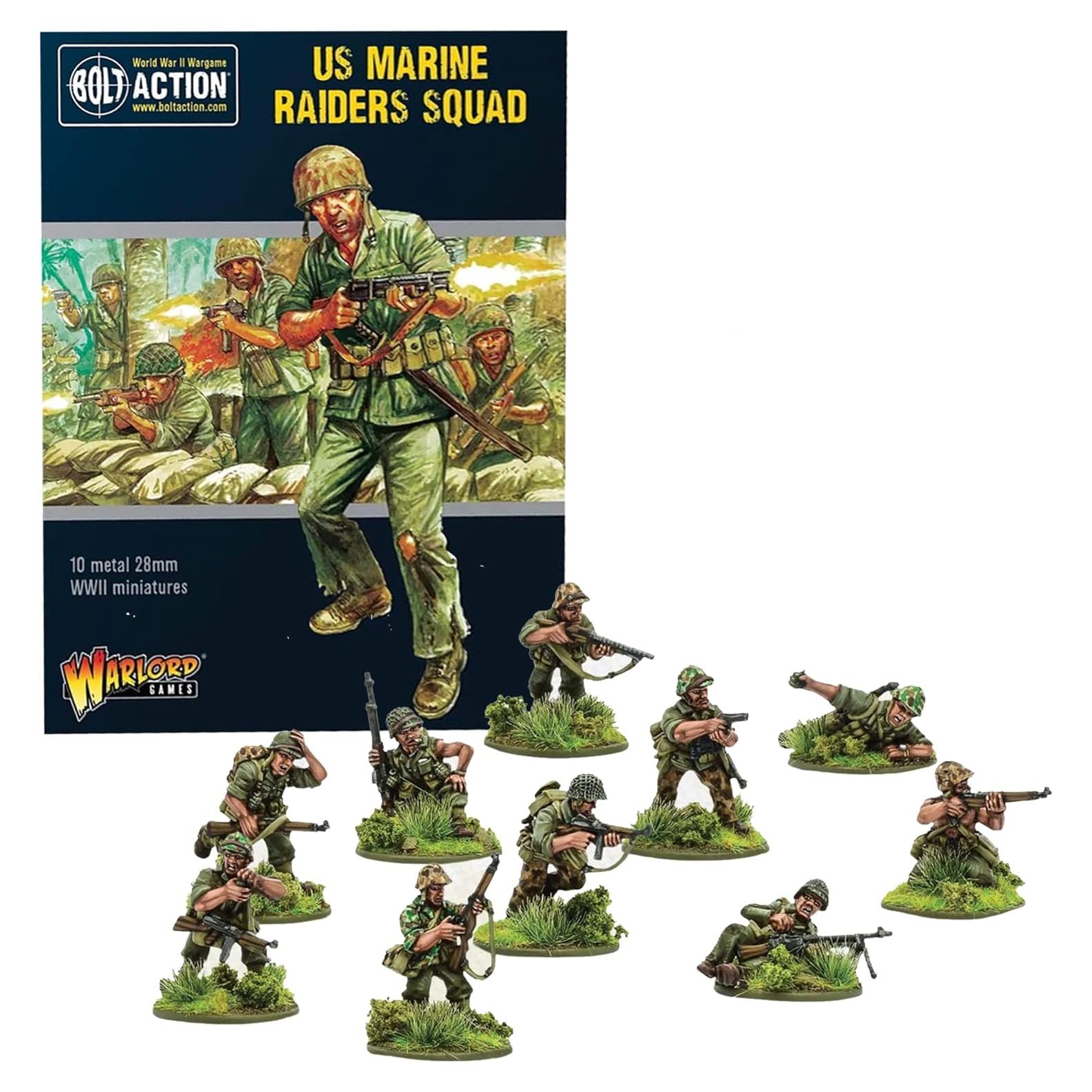 Miniaturas Bolt Action Warlord Games - Marines EE. UU. 28mm