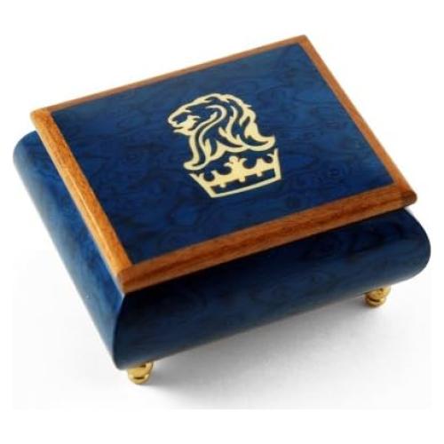 Caja de Música MusicBoxAttic 18 Notas con Incrustación León