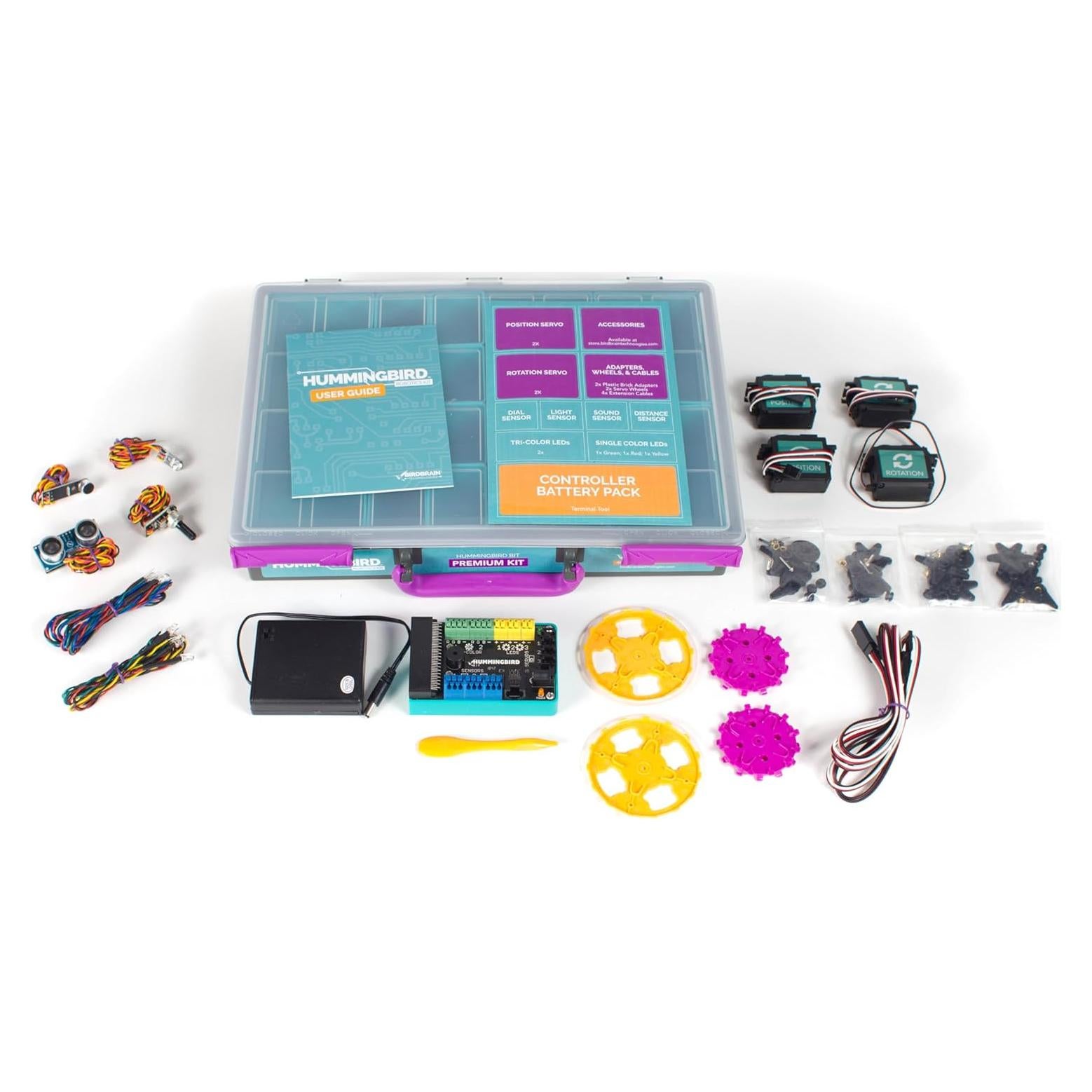 Kit Robótico Hummingbird - Programable para Educación STEM