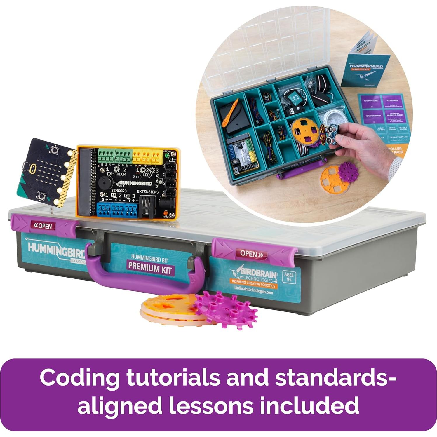 Kit Robótico Hummingbird - Programable para Educación STEM