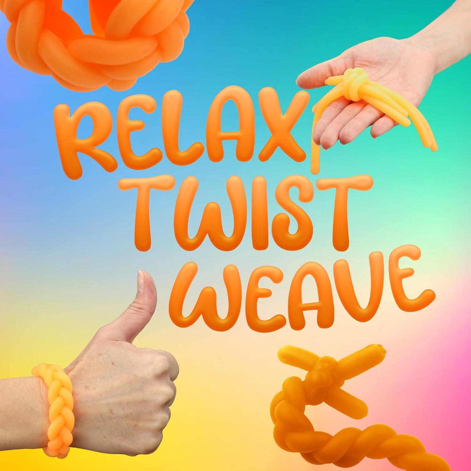 Monos de Nudos Entervending - 10 Juguetes Sensoriales Naranja