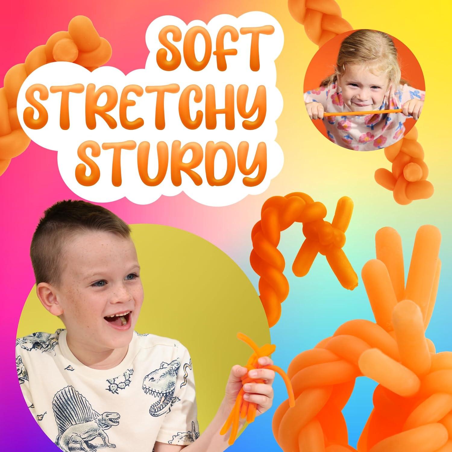 Monos de Nudos Entervending - 10 Juguetes Sensoriales Naranja