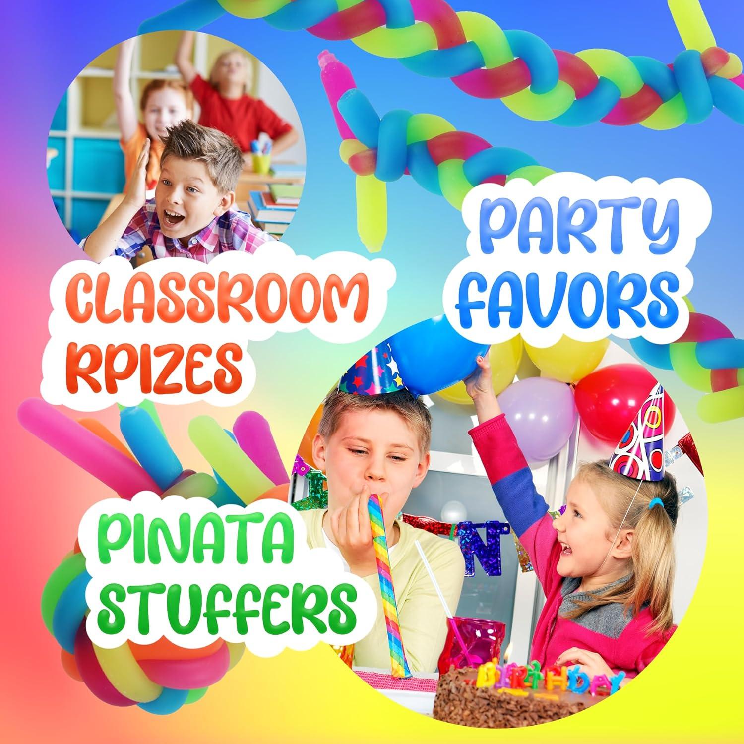 Monos de Nudos Entervending - 10 Juguetes Sensoriales Naranja