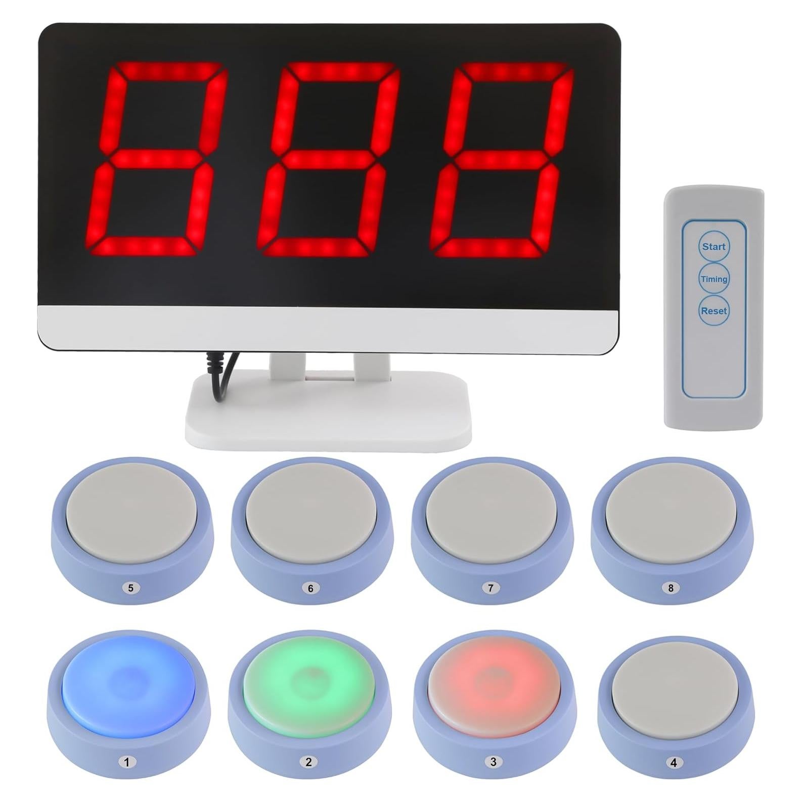 Sistema de Timbre Inalámbrico LOUIKENE 8 Botones 80m