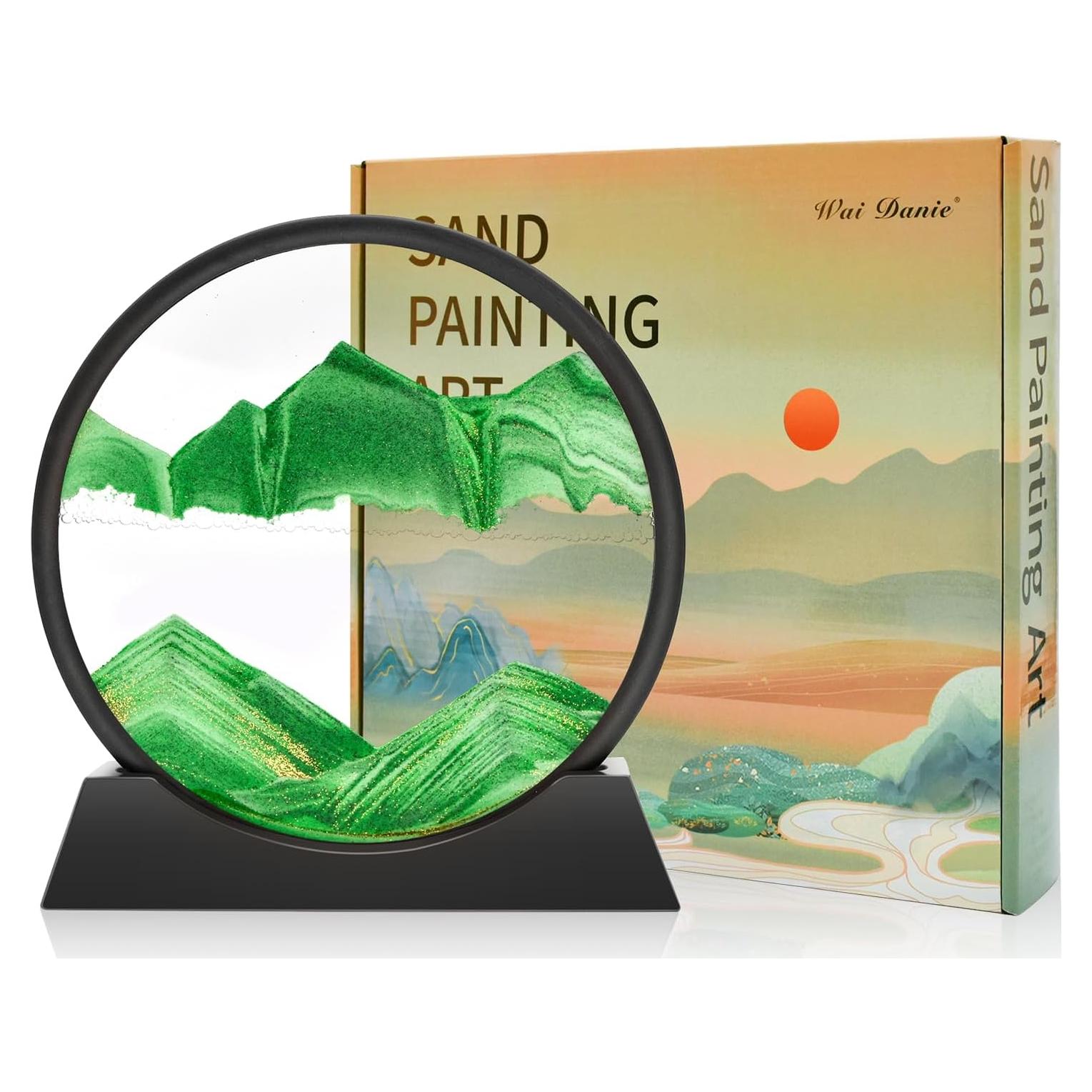 Arte de Arena en Movimiento Wai Danie 30.48 cm Verde