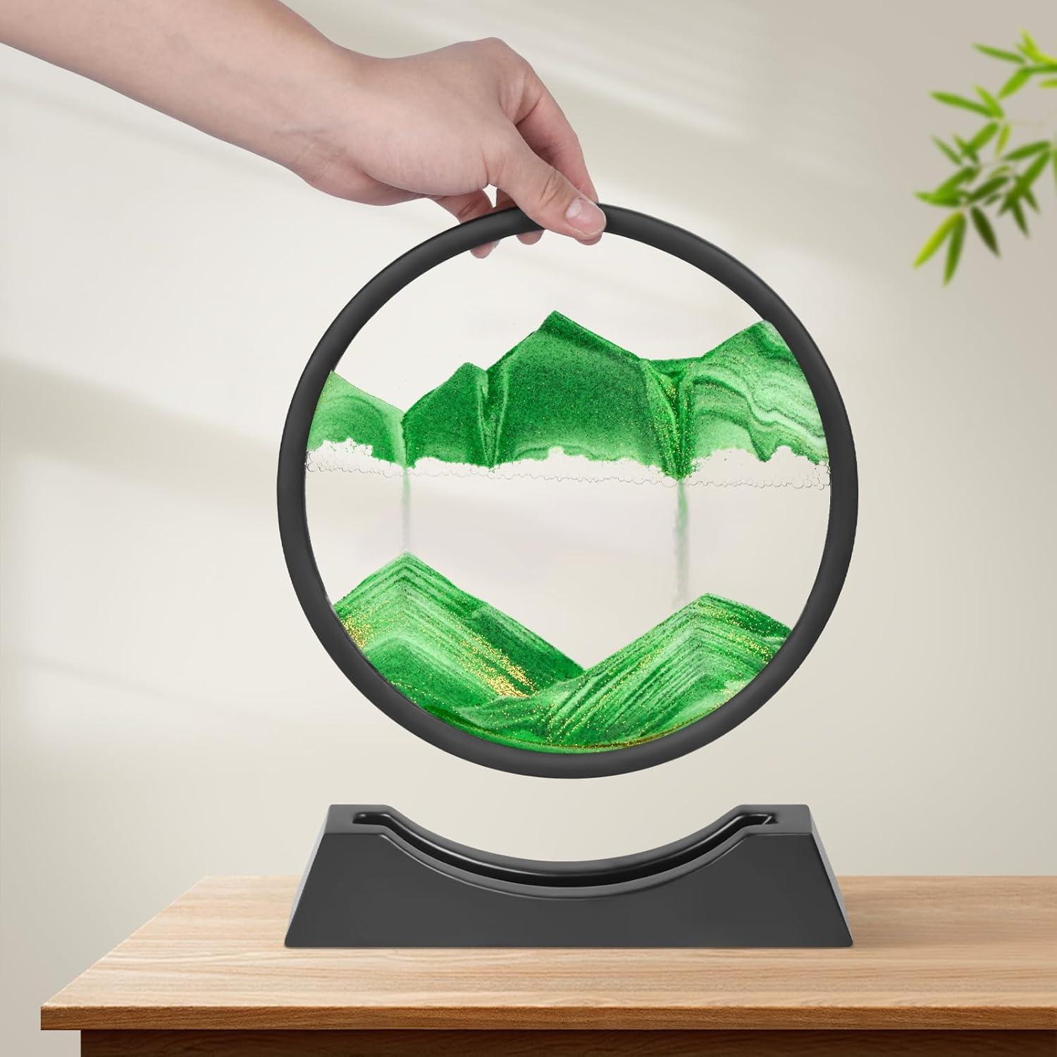 Arte de Arena en Movimiento Wai Danie 30.48 cm Verde