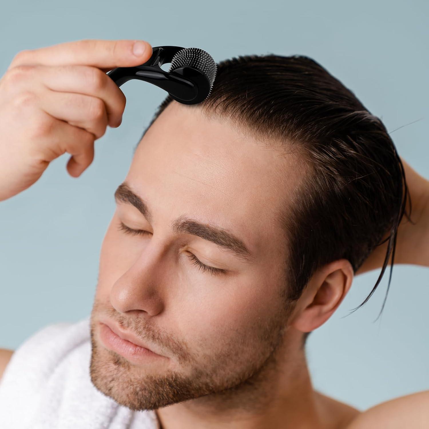 Rodillo Derma Microneedle 0.25mm para Cabello y Piel