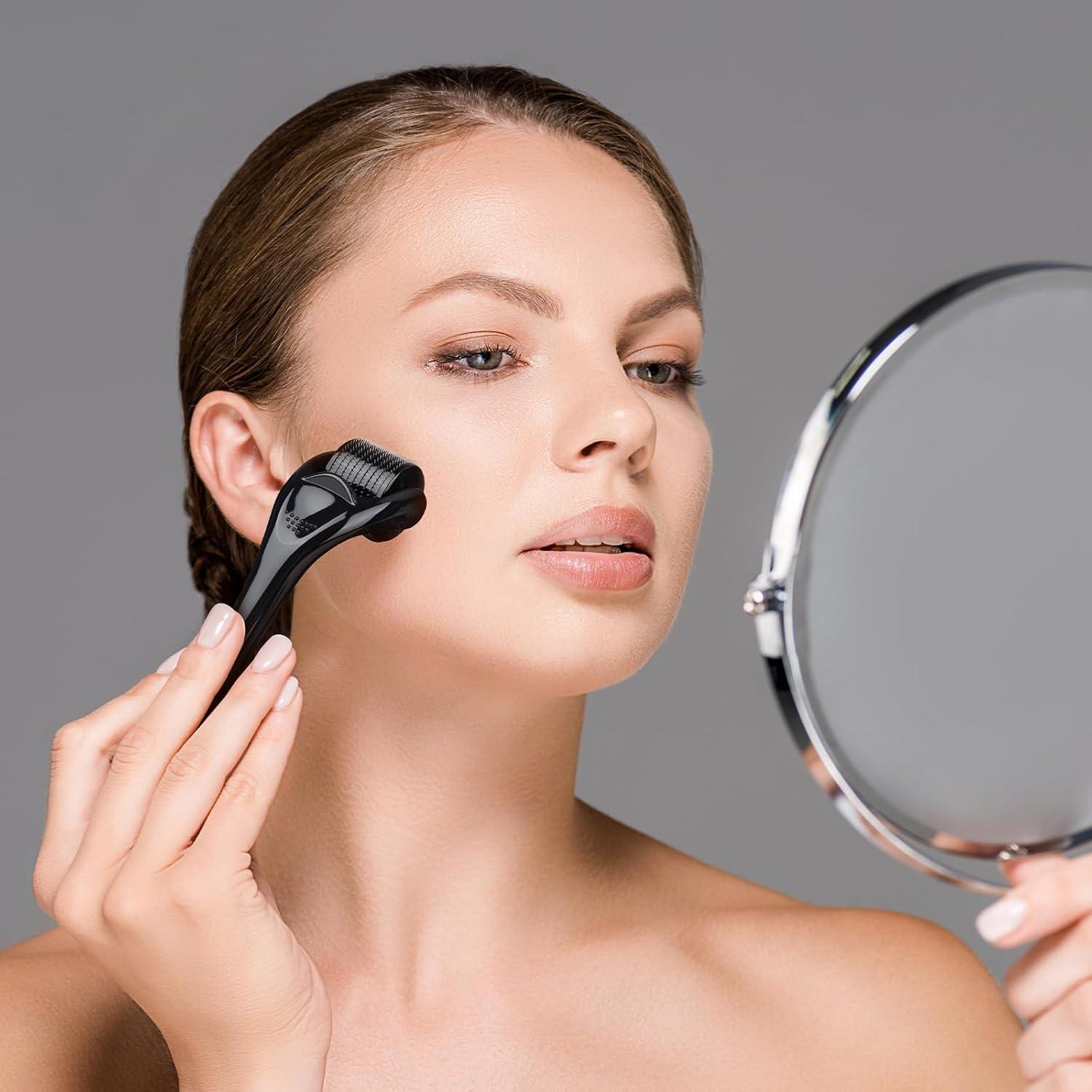 Rodillo Derma Microneedle 0.25mm para Cabello y Piel