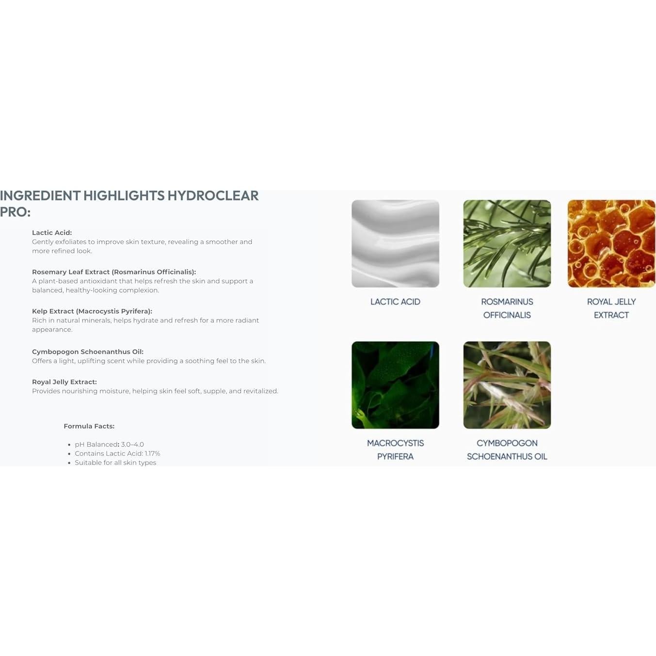 Zemits HydroClear Pro Suero Hidrodermoabrasión 473 ml