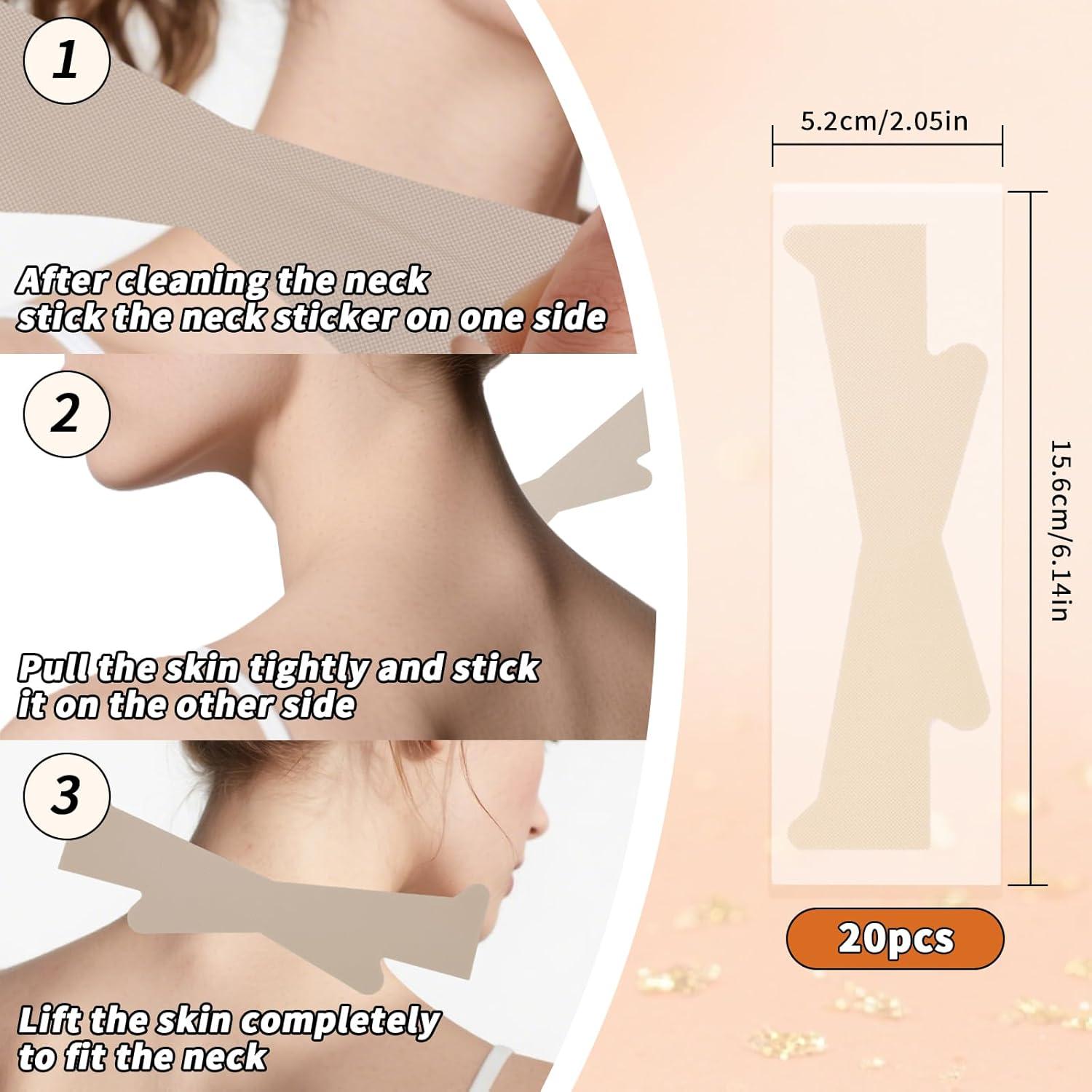 Cintas Invisibles para Levantar el Cuello BOXOB - 20 Piezas