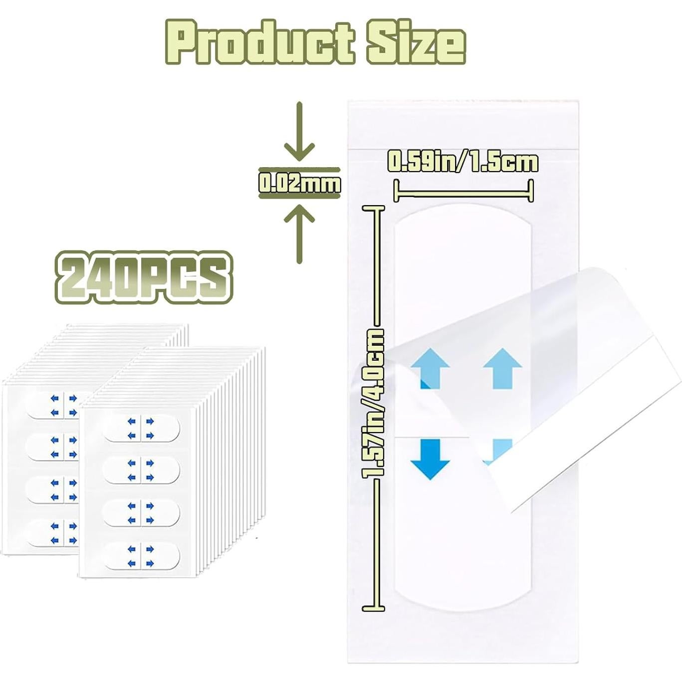 Cinta Levantadora Facial Invisible 240 Piezas - Guangzhou Hailuopu