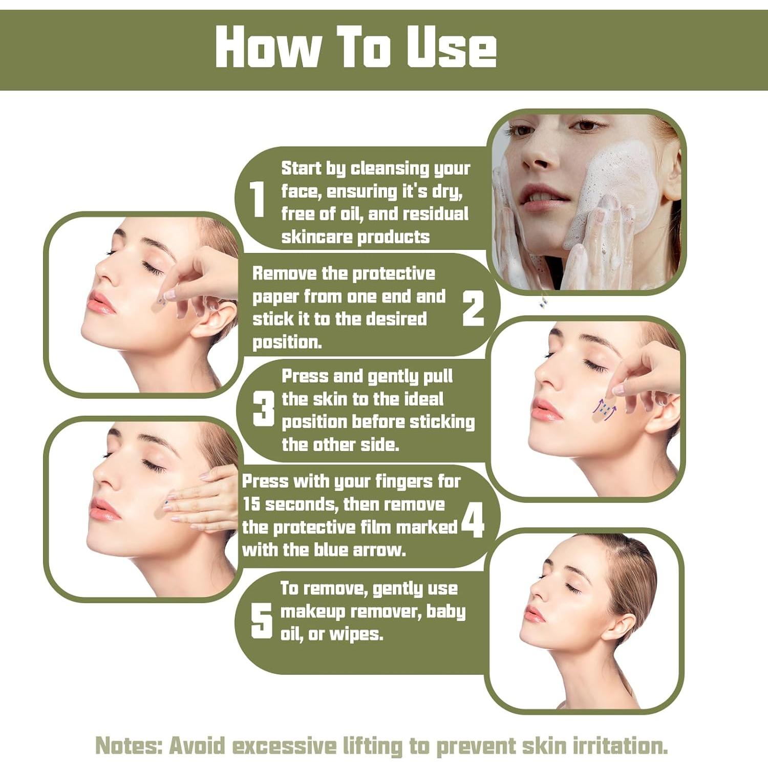 Cinta Levantadora Facial Invisible 240 Piezas - Guangzhou Hailuopu