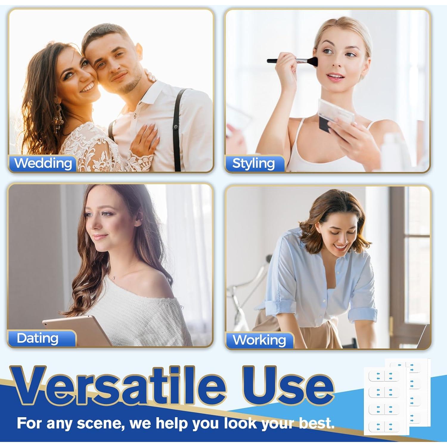 Cinta de Elevación Facial Lunafleur 140 Pcs Invisible Hipoalergénica