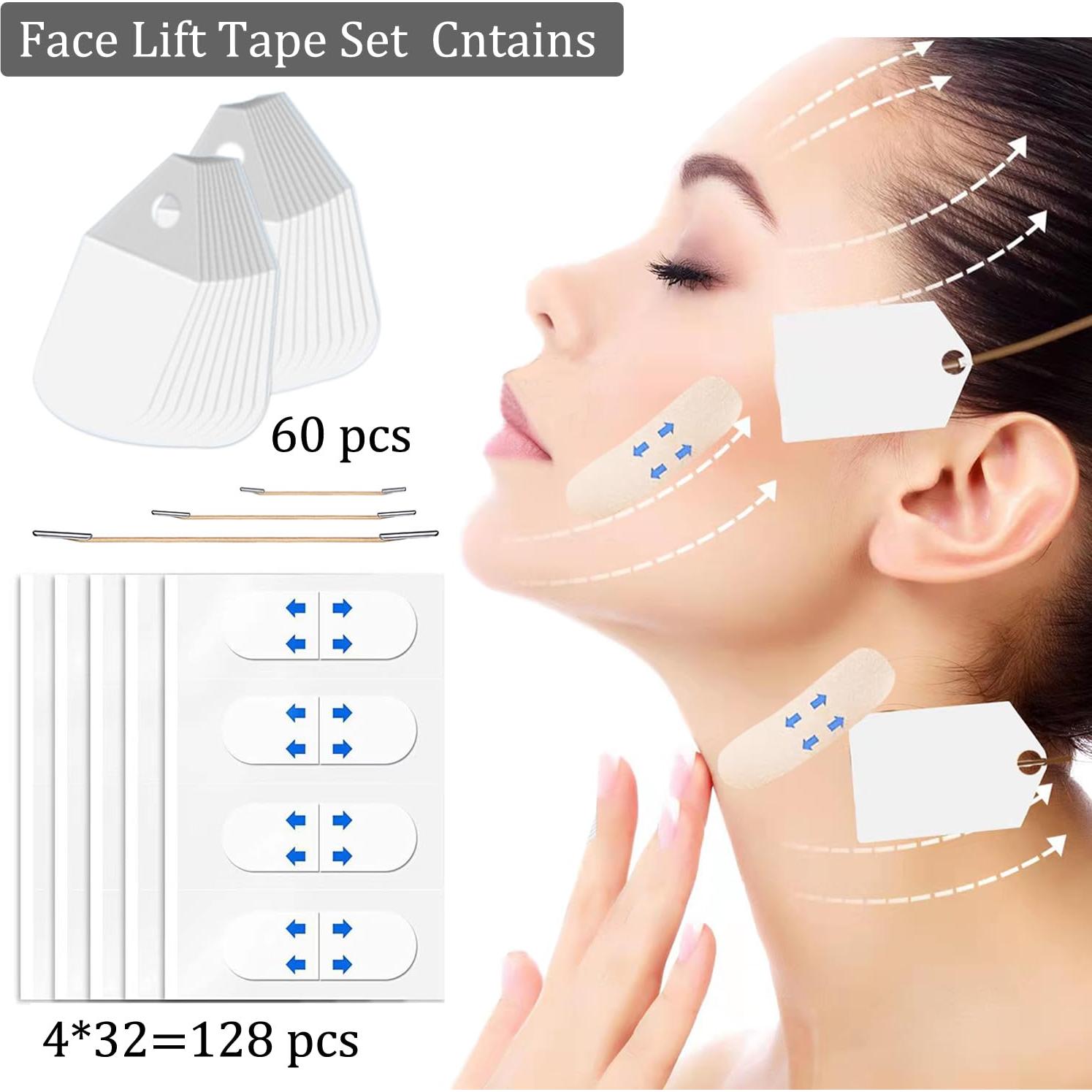 Cinta de Levantamiento Facial Invisible Aaiffey 188 Pzs