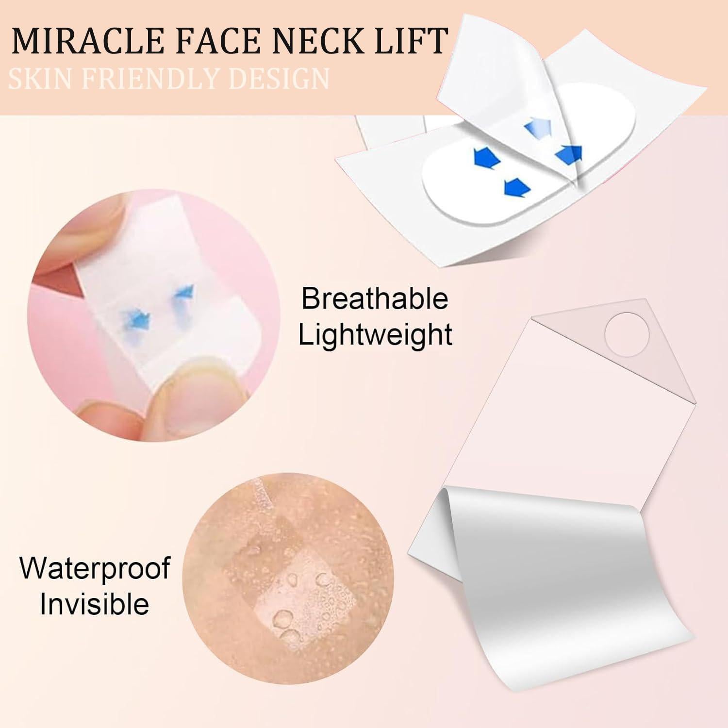 Cinta de Levantamiento Facial Invisible Aaiffey 188 Pzs