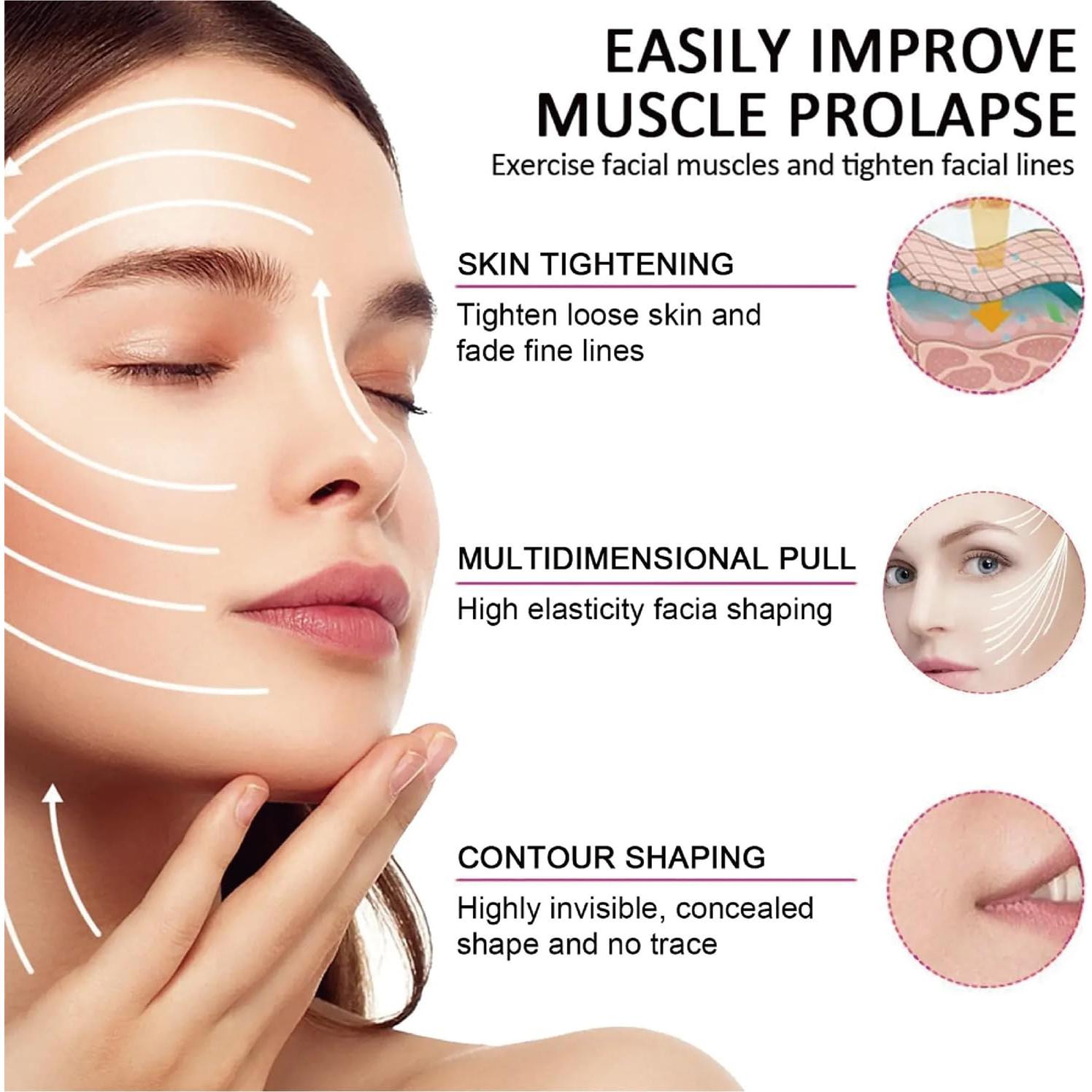 Cinta de Levantamiento Facial Invisible Aaiffey 188 Pzs