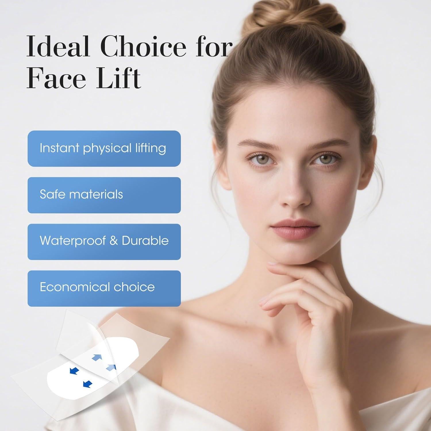 Cinta Levantadora Facial MQUPIN - 240 Piezas Ultra Fina