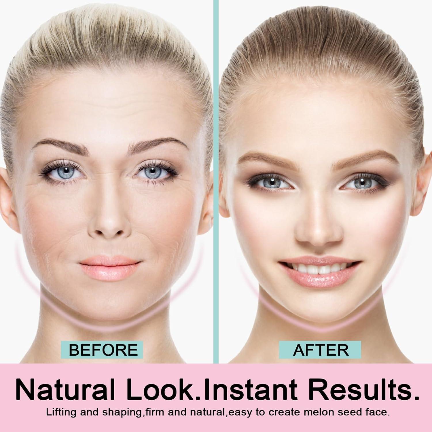 Cintas para Levantar la Cara Gpsuootd - 60 Pcs Parches Desechables