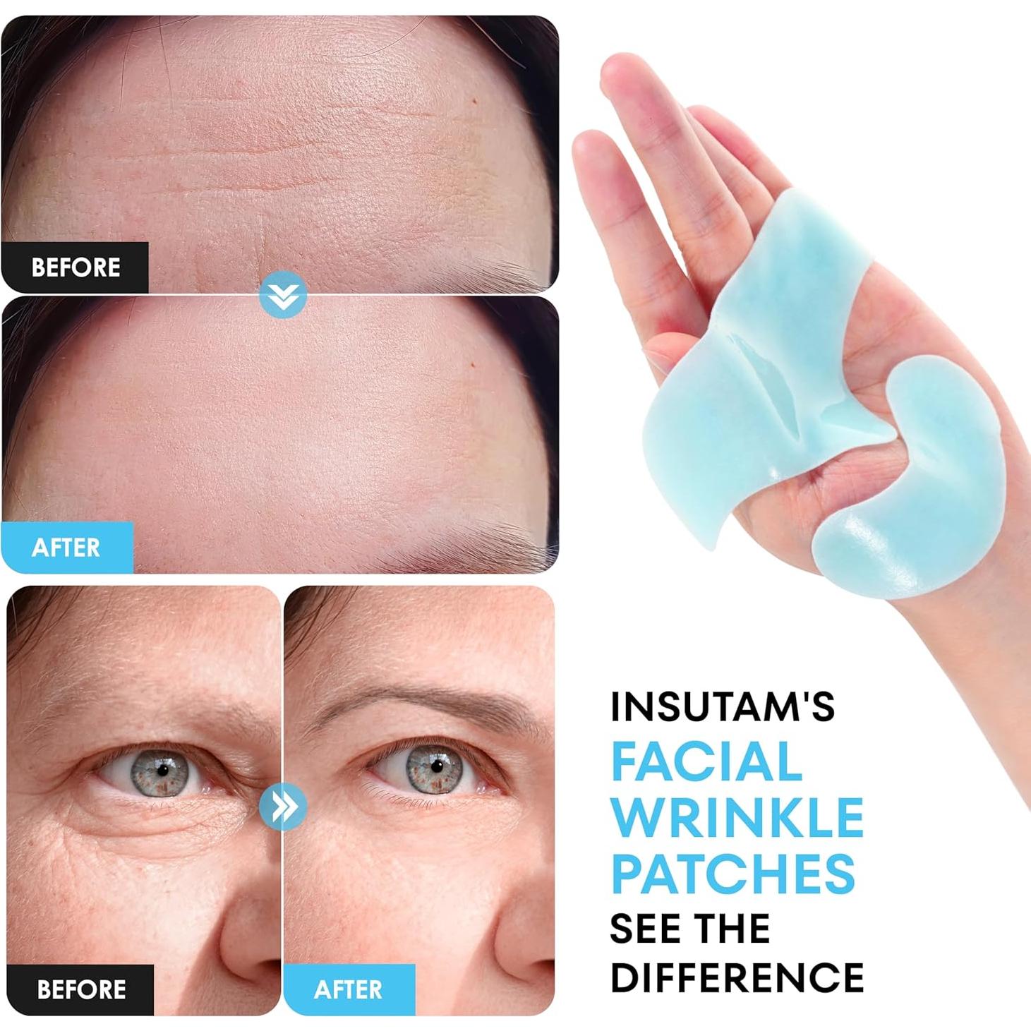 Parche Antiarrugas Nocturno Insutam para Mujeres - 16.4x10.4 cm