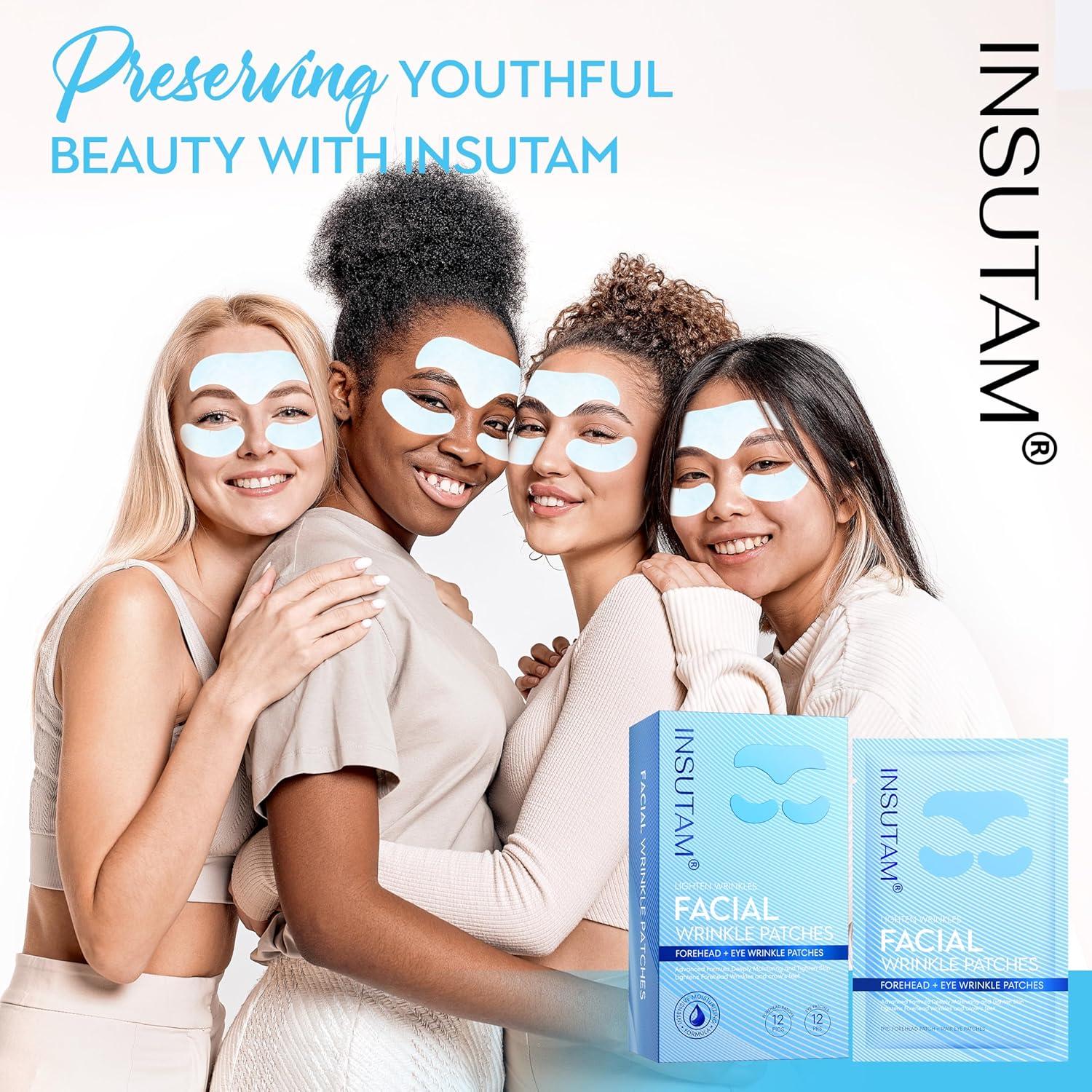 Parche Antiarrugas Nocturno Insutam para Mujeres - 16.4x10.4 cm
