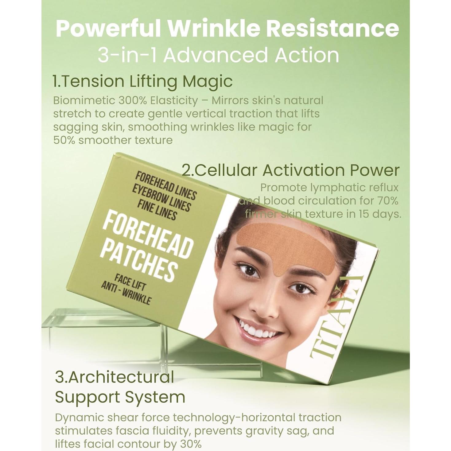 Parche Facial Anti Arrugas Noche 15 Pcs Hipoalergénico