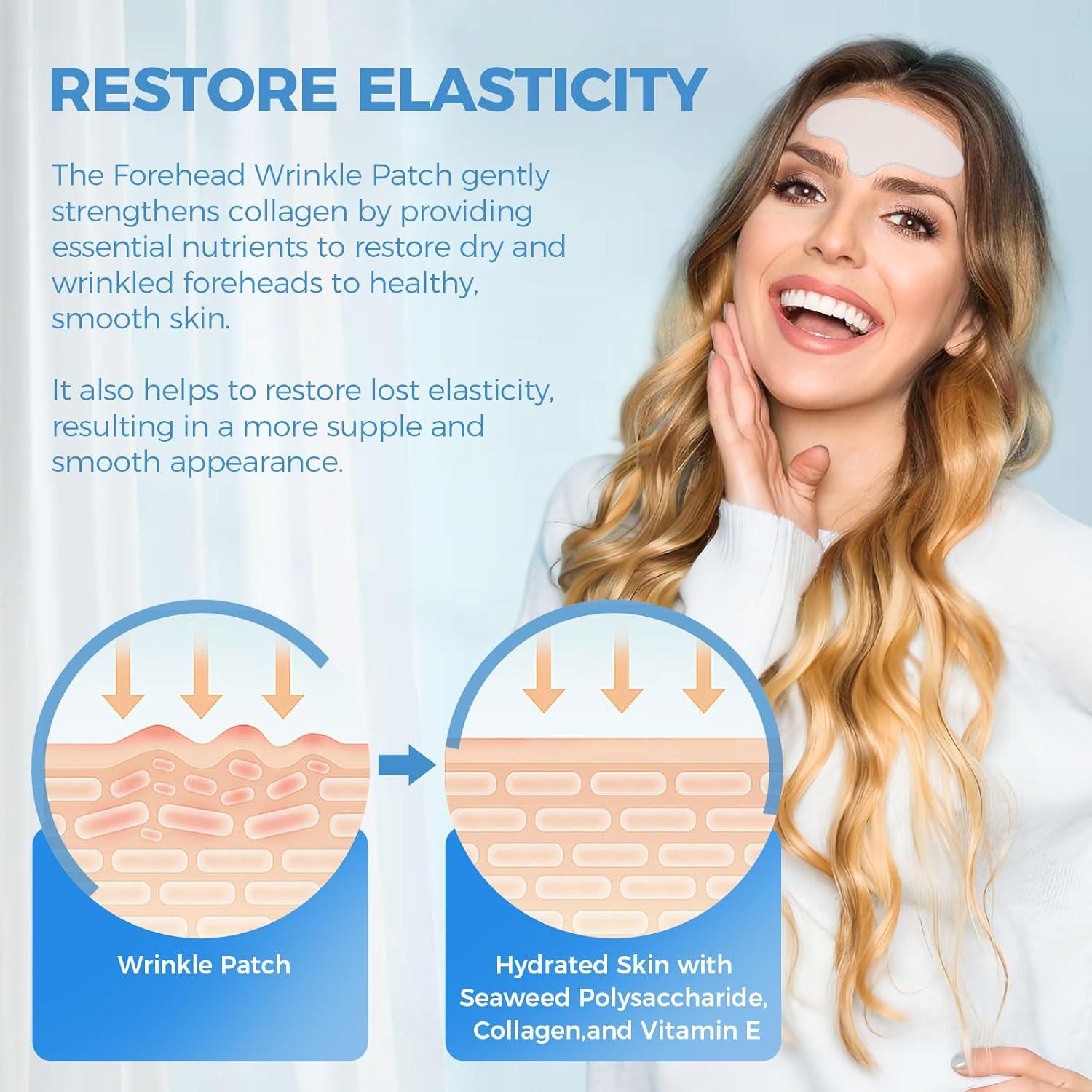 Parches de colágeno antiarrugas Okela - 7 piezas para la frente