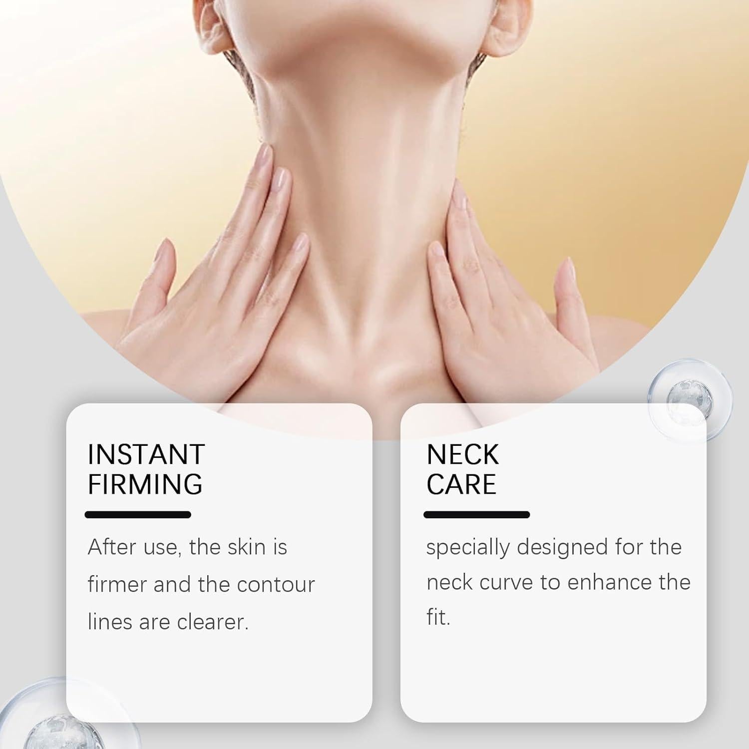 Cinta Elevadora de Cuello Invisible Sunnydeer - 8 Tiras + 40 Parches