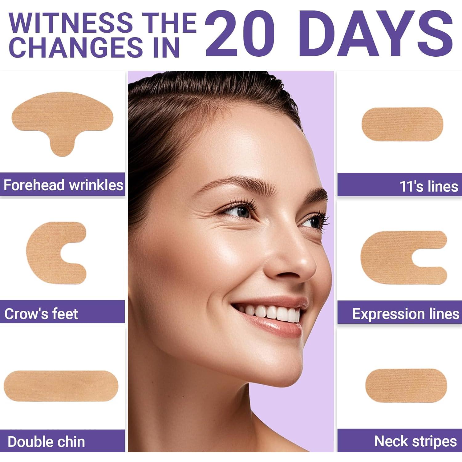 Parche Antienvejecimiento Sfuchin 160 Pcs Cinta Facial Hipoalergénica