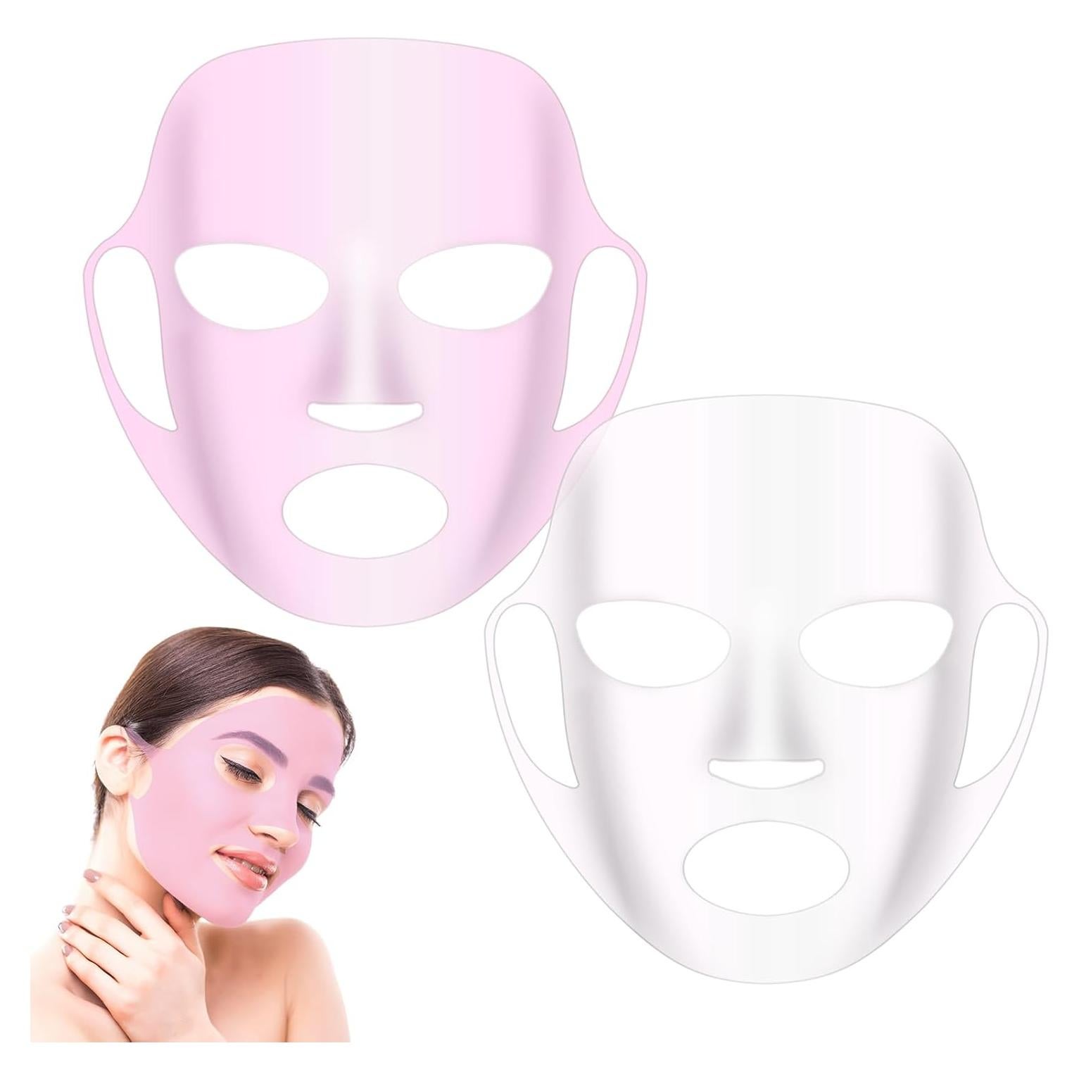 Paquete de 2 Cubiertas de Silicona para Máscara Facial BOHUIZ