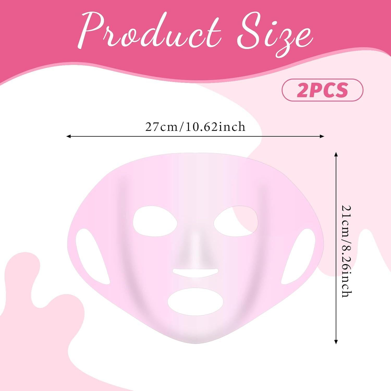 Paquete de 2 Cubiertas de Silicona para Máscara Facial BOHUIZ