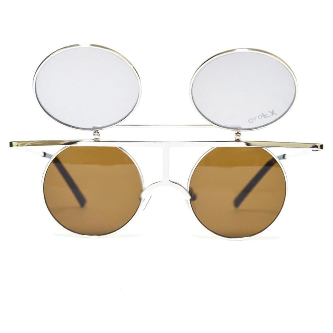 Gafas de Difracción GloFX Vintage Redondas con Lentes Espejo