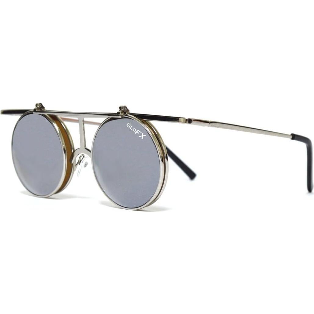 Gafas de Difracción GloFX Vintage Redondas con Lentes Espejo