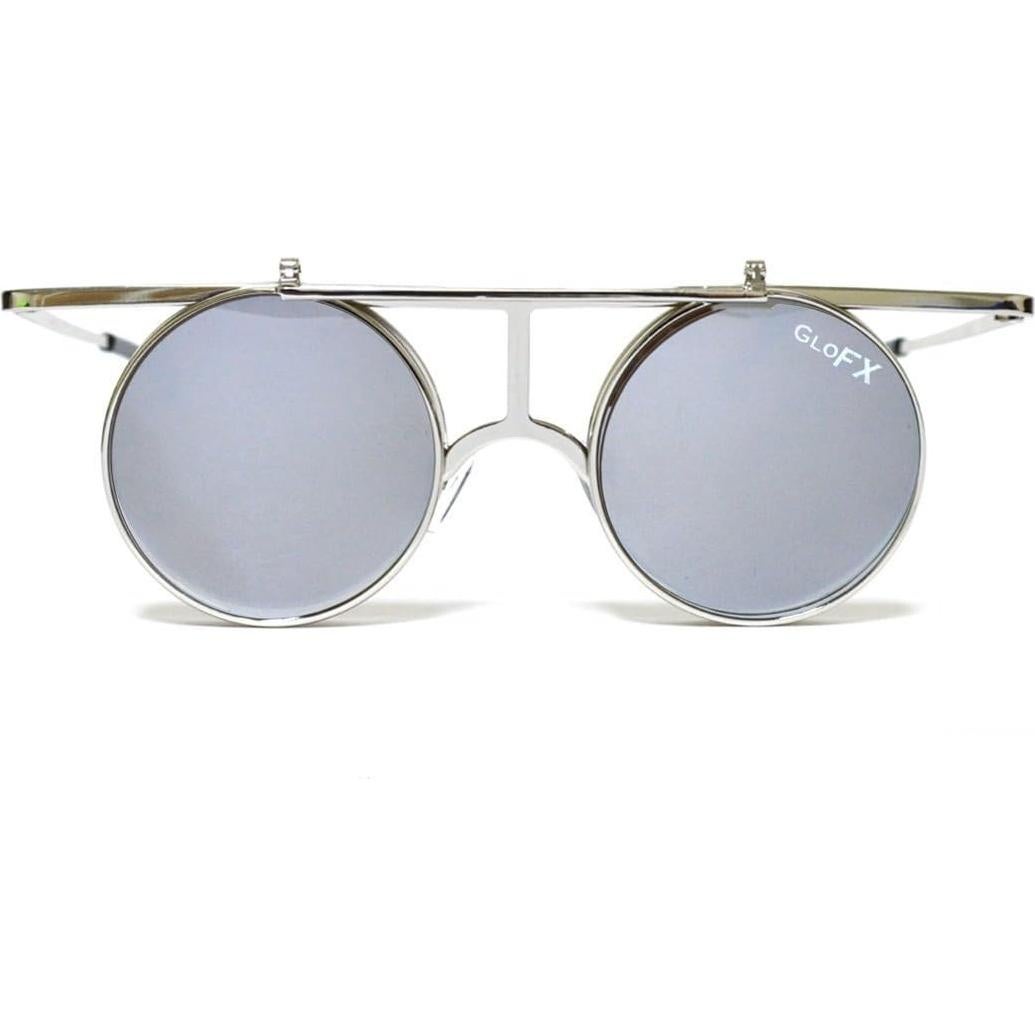 Gafas de Difracción GloFX Vintage Redondas con Lentes Espejo
