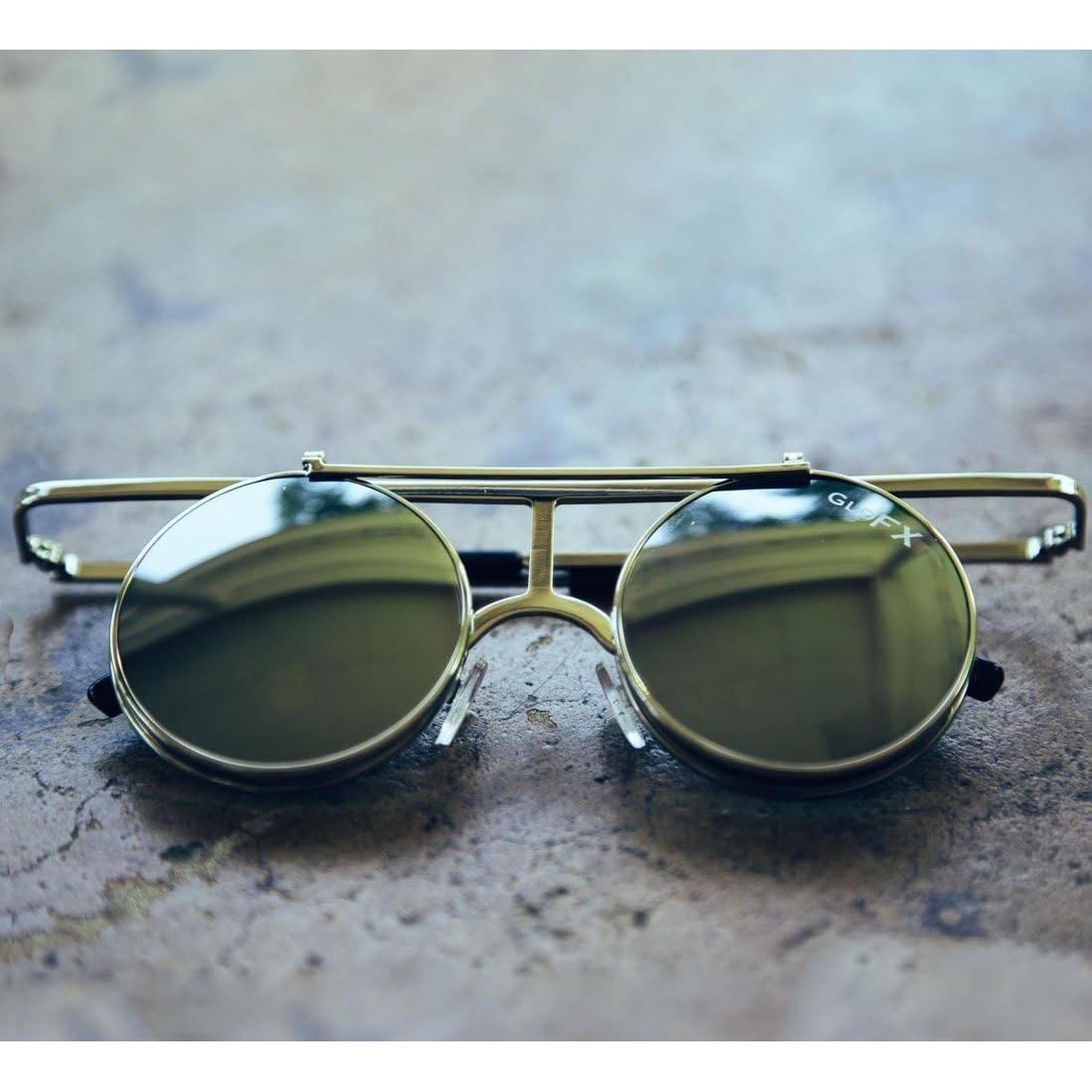 Gafas de Difracción GloFX Vintage Redondas con Lentes Espejo