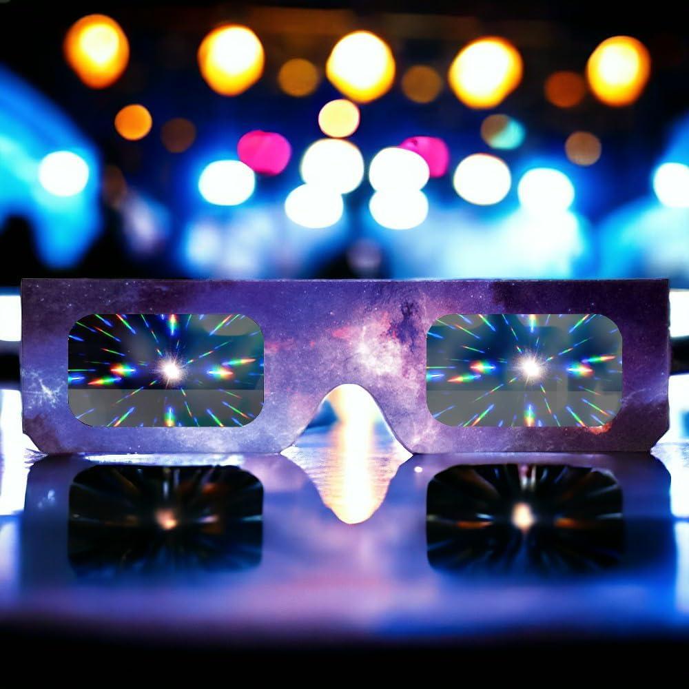 Gafas de Difracción de Papel GloFX - Paquete de 100 Unidades