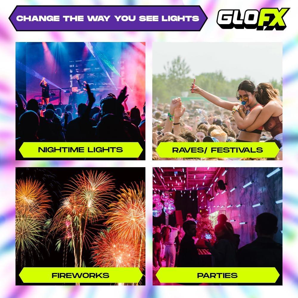 Gafas de Difracción de Papel GloFX - Paquete de 100 Unidades