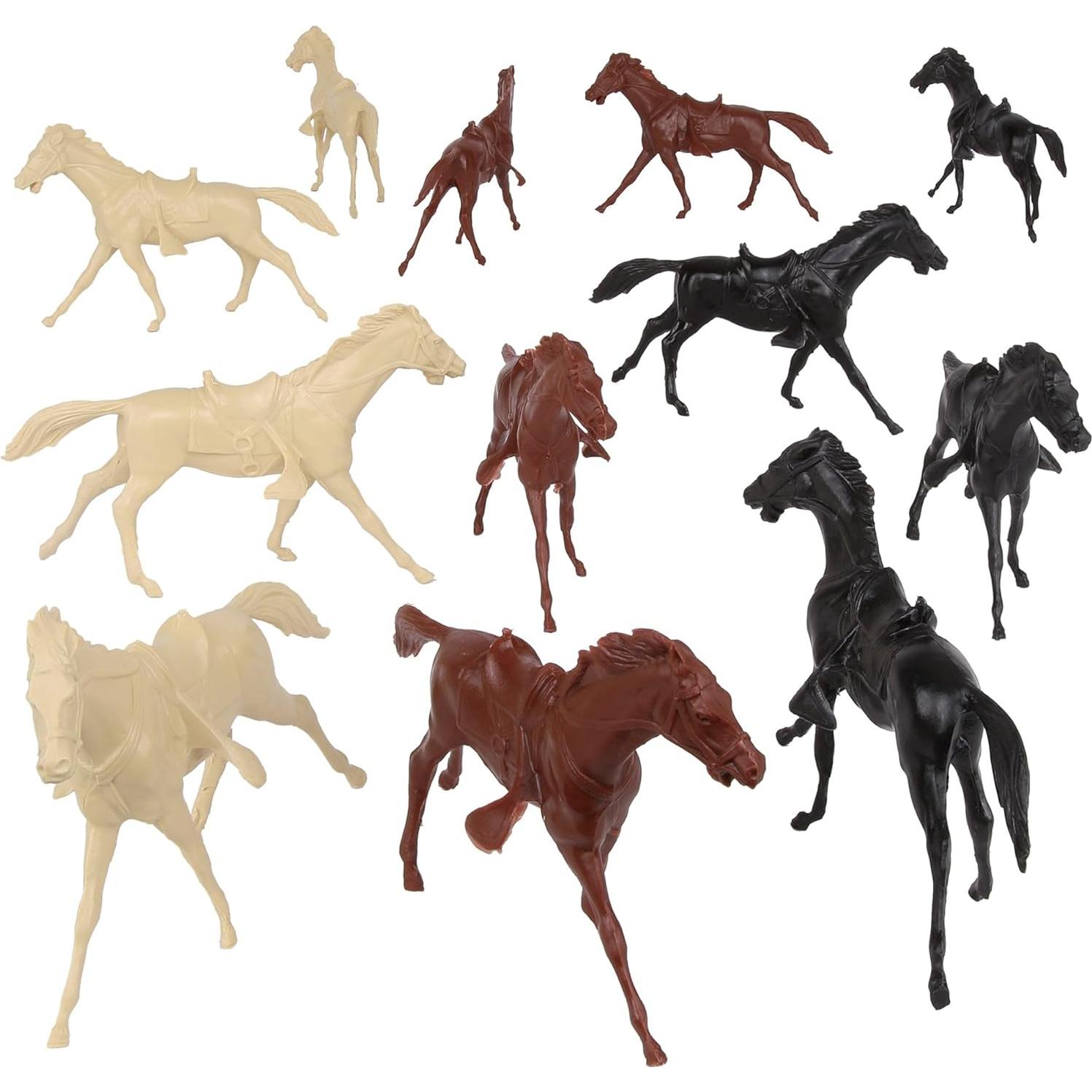 Juego de Caballos de Caballería del Oeste BMC - 12 Piezas