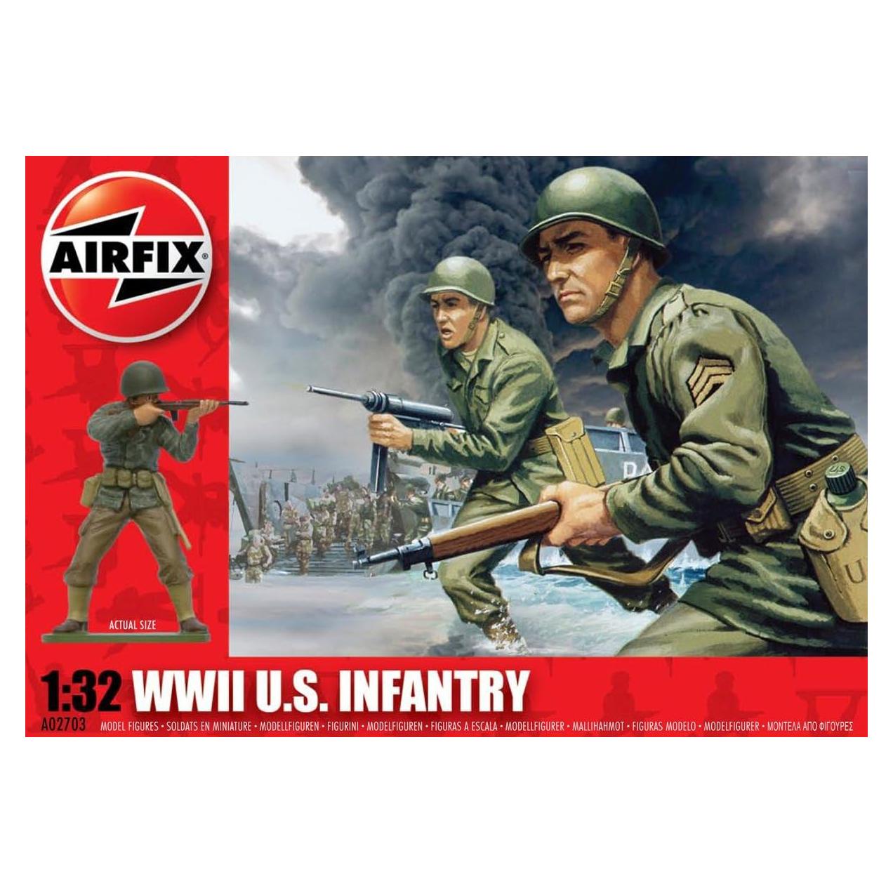 Kit de Modelo de Infantería EE. UU. 1:32 Hornby A02703