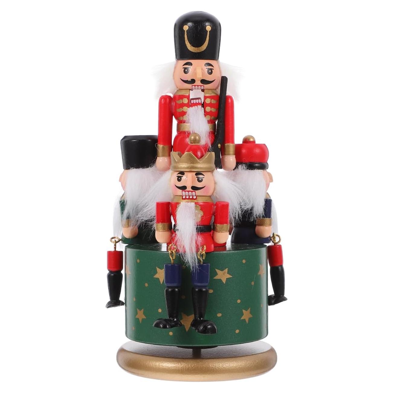 Caja de Música de Nuez LIFKOME 20.5x9x9cm Decoración